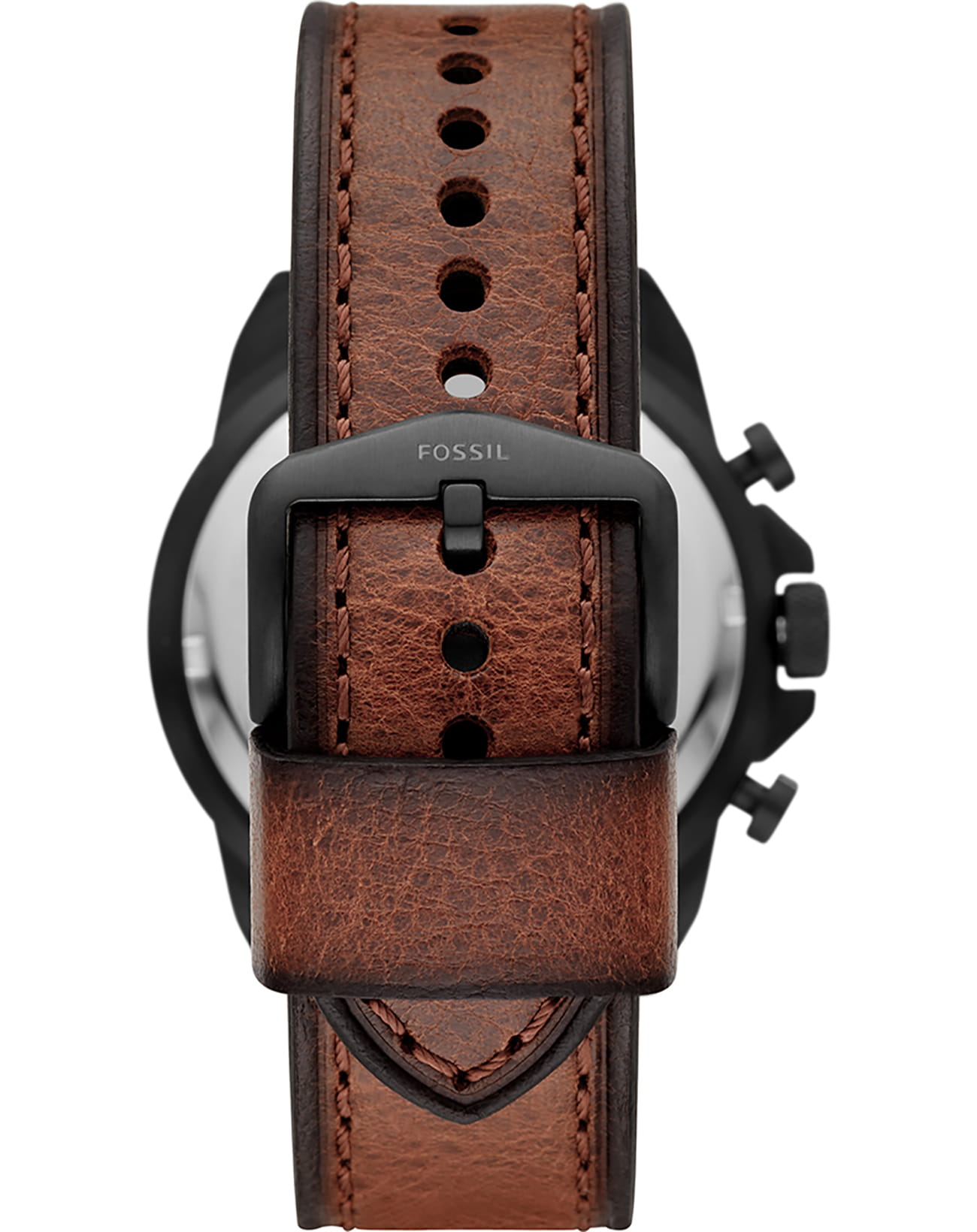 Fossil Fossil FB-02  FS5856,  сша мужские часы на браслете кожаный боковой вид