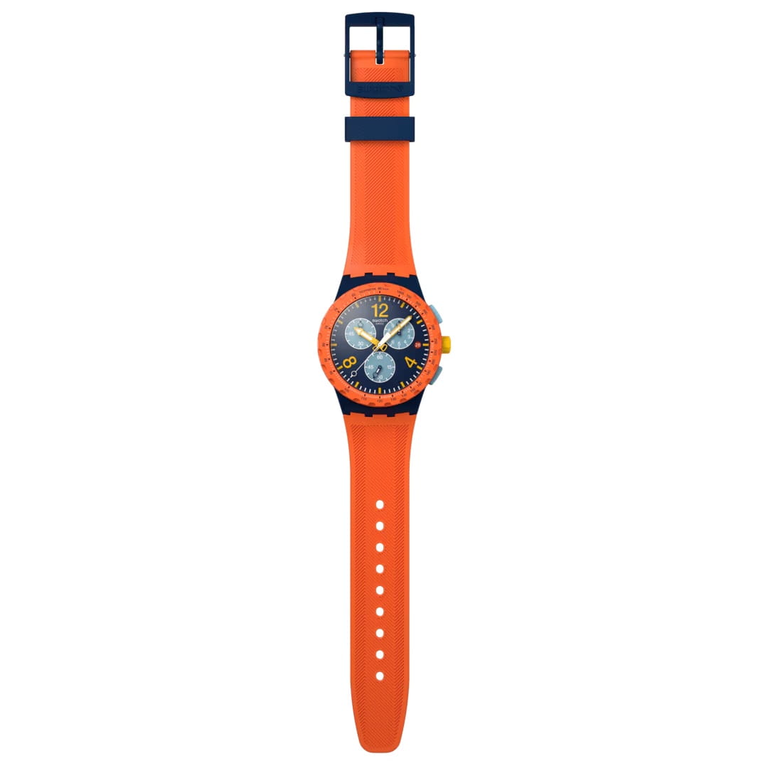 Оригинальные часы Swatch Swatch Camo Flash SUSI400 кварцевые калибр механизма  общий вид