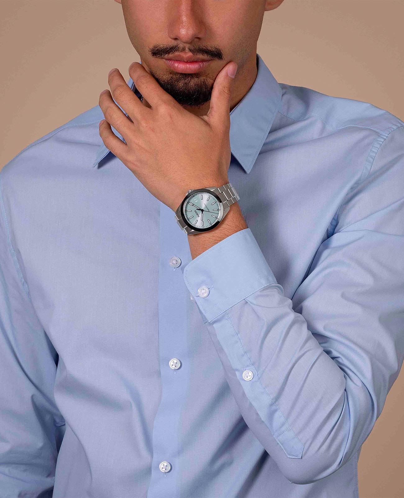Rado R32280213 мужские часы застежка крупным планом