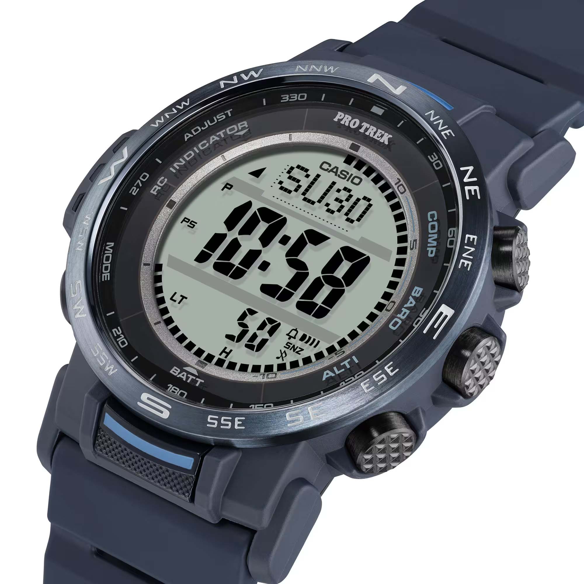 Casio Casio Pro Trek PRW-35Y-2DR (PRW-35Y-2), pro trek япония мужские часы на браслете пластик боковой вид
