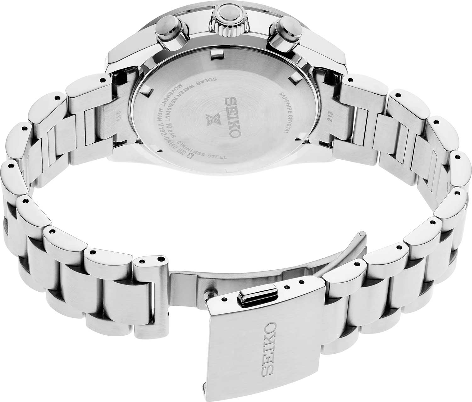 Seiko SSC911P1 мужские часы застежка крупным планом