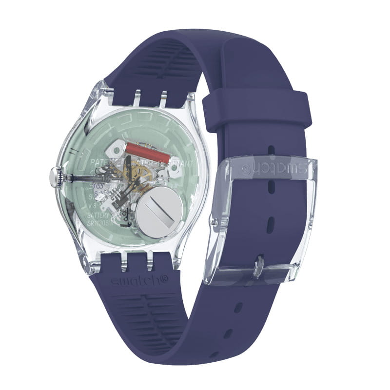 Swatch Swatch New Gent SUOK712, gent швейцария мужские часы на браслете силикон боковой вид