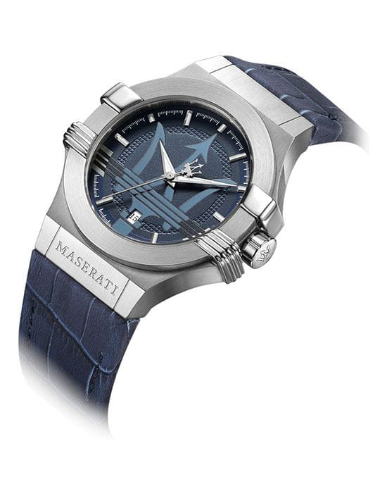 Maserati Maserati AQUA EDITION R8851108015,  италия мужские часы на браслете кожаный боковой вид