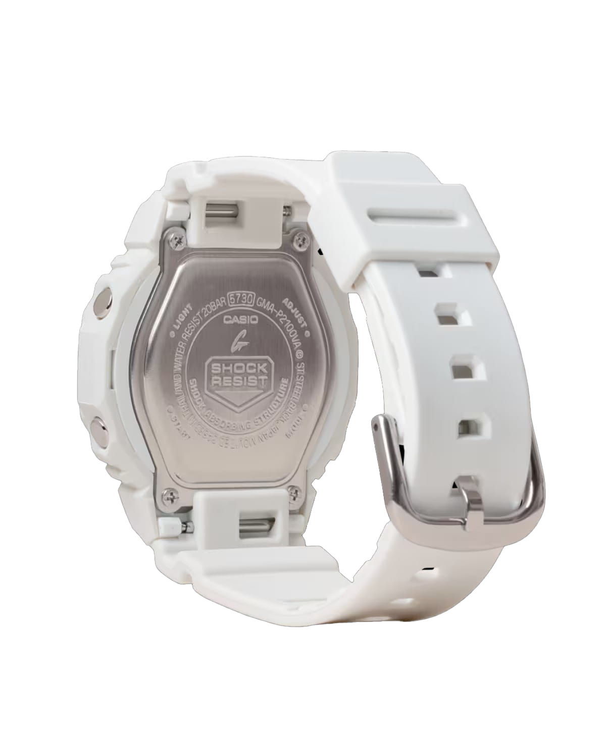 Casio Casio G-Shock GMA-P2100VA-7ADR (GMA-P2100VA-7A), g-shock япония женские часы на браслете пластик боковой вид