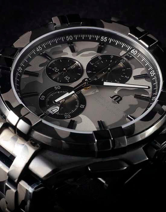 Maurice Lacroix Maurice Lacroix Aikon Chronograph AI1018-PVB02-336-1 , наручные мужские часы фото под углом
