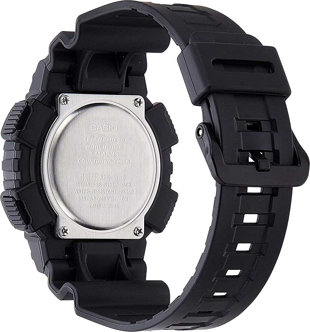 Casio Casio Collection AEQ-110W-1A3VDF (AEQ-110W-1A3) , наручные мужские часы фото под углом