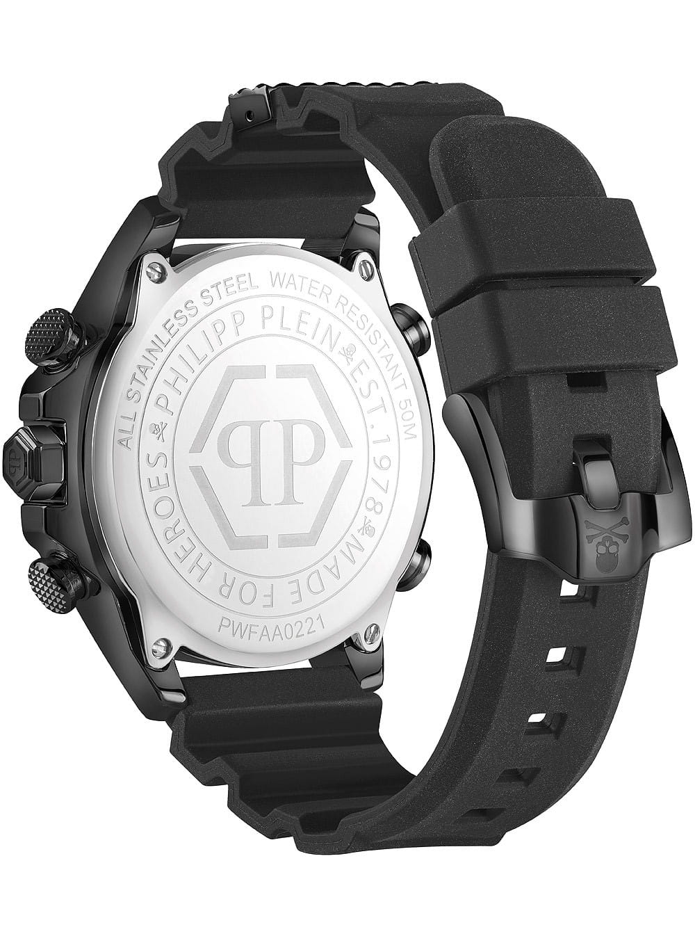 Оригинальные часы Philipp Plein Philipp Plein The G.O.A.T. PWFAA0221 кварцевые калибр механизма  общий вид