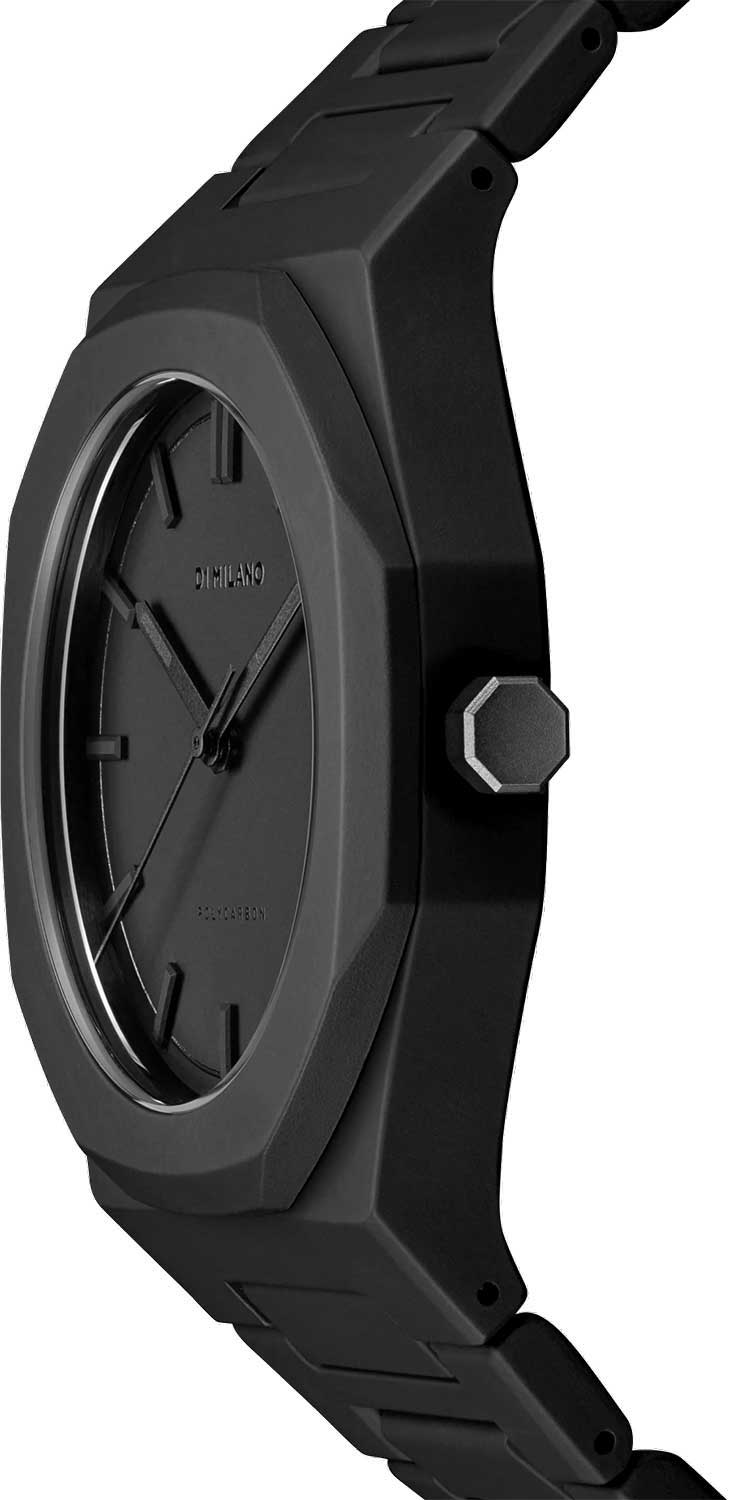 Оригинальные часы D1 Milano D1 Milano Polycarbon PCBJ10 кварцевые калибр механизма seiko общий вид