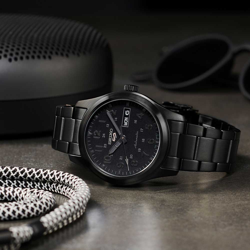 Оригинальные часы Seiko Seiko 5 Sports SRPJ09K1 механические калибр механизма 4r36 общий вид