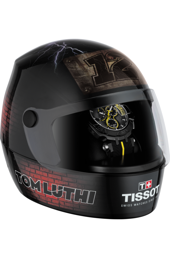 Tissot Tissot T-Race Thomas Luthi 2017 T092.417.37.067.01 кварцевые мужские часы часы крупный план черный циферблата