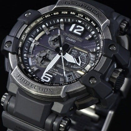 Casio Casio G-Shock GPW-1000V-1A , наручные мужские часы фото под углом