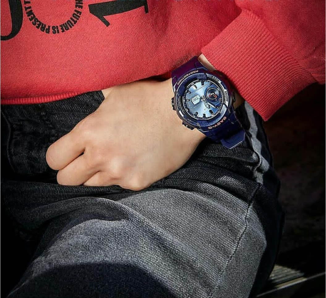 Casio Casio Baby-G BGA-230S-2A, baby-g япония женские часы на браслете полимер боковой вид