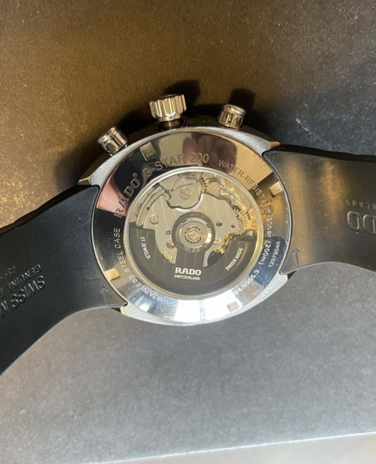 Rado Rado D-Star R15965159 мужские часы черный циферблат на запястье