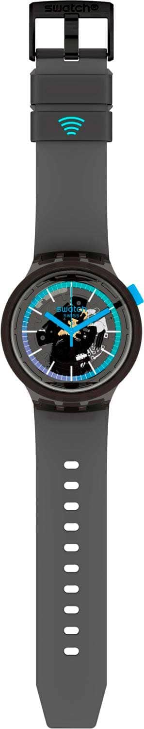 Swatch Swatch Big Bold Swatch Pay! SO27B120-5300, big bold швейцария мужские часы на браслете силикон боковой вид