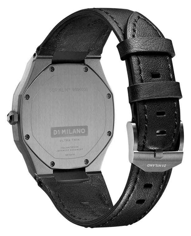 D1 Milano D1 Milano Ultra Thin UTLJ02 кварцевые мужские часы часы крупный план черный циферблата