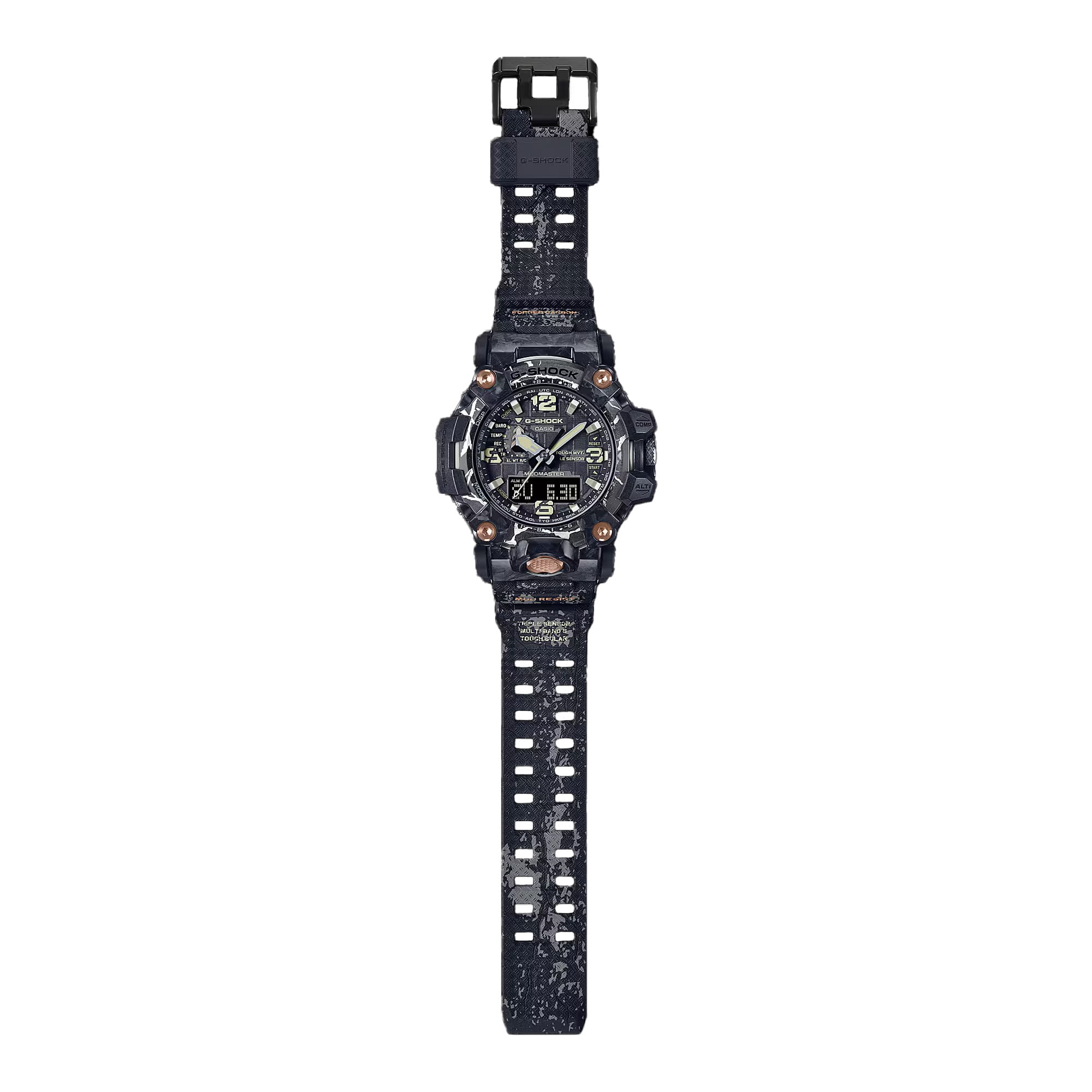 Casio Casio G-Shock GWG-2000CR-1ADR (GWG-2000CR-1A) электронные мужские часы часы крупный план черный циферблата