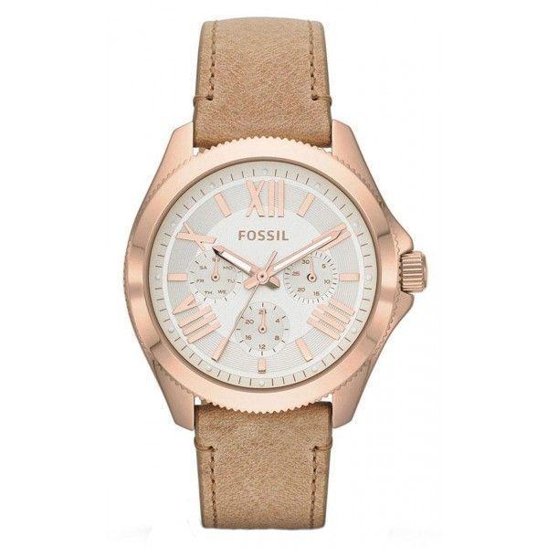 Fossil Fossil Bannon  AM4532  AM4532 кварцевые женские часы серый циферблат, браслет кожа + текстиль — вид спереди