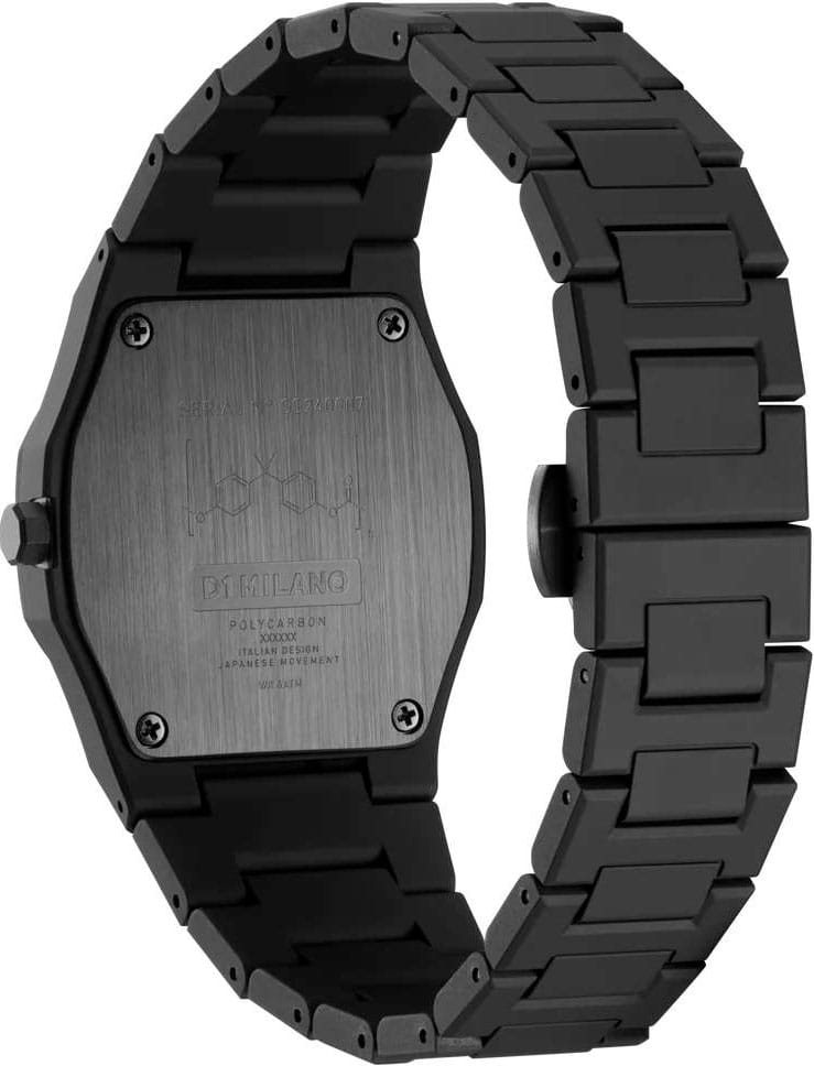 D1 Milano D1 Milano Polycarbon PCBU01,  италия мужские часы на браслете пластик боковой вид