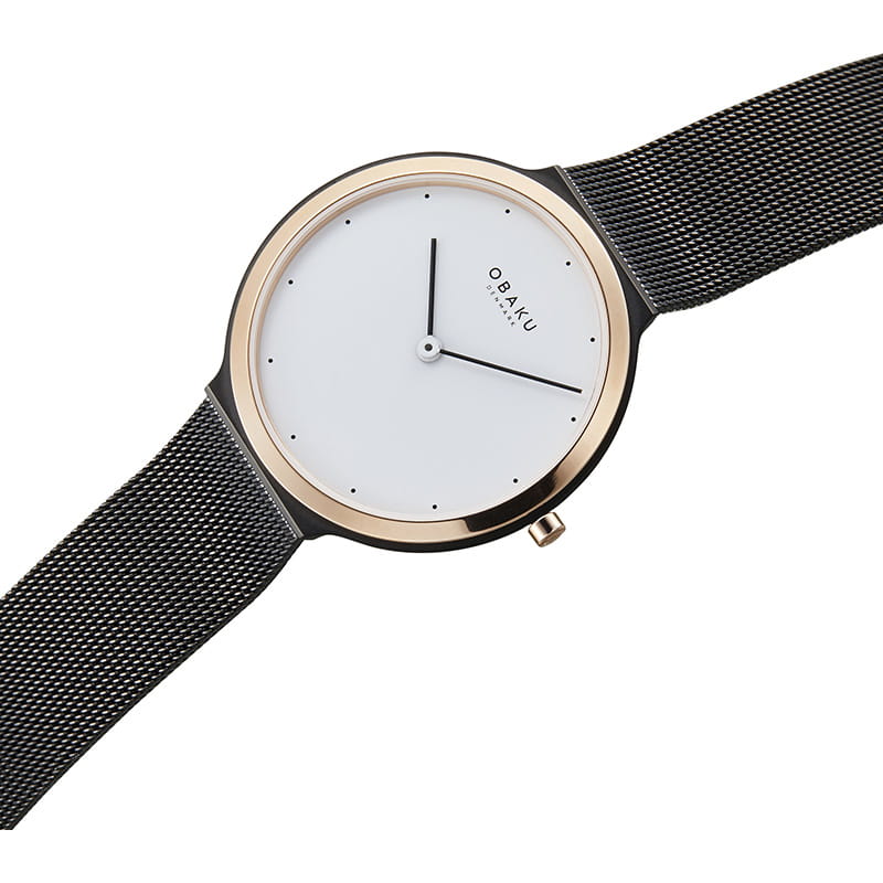 Obaku Obaku Mesh V269LXMWMB , наручные женские часы фото под углом