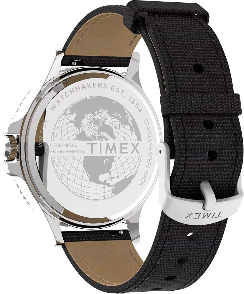 Timex Timex Harborside TW2V27000,  сша мужские часы на браслете кожаный боковой вид