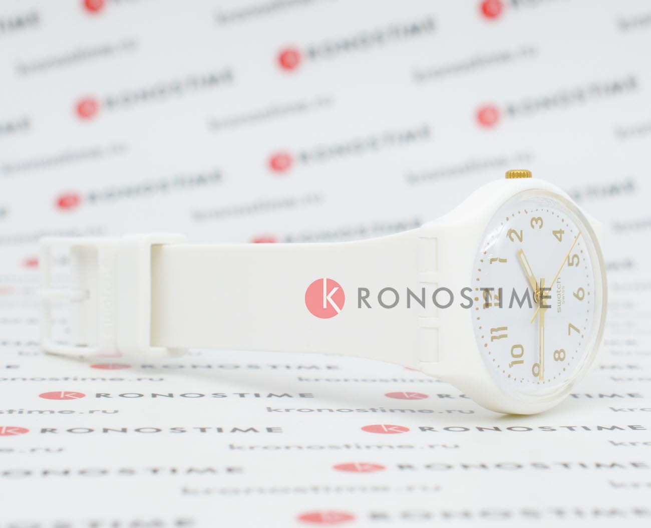 Swatch Swatch Gent Biosourced Standart SO28W106 женские часы белый циферблат на запястье