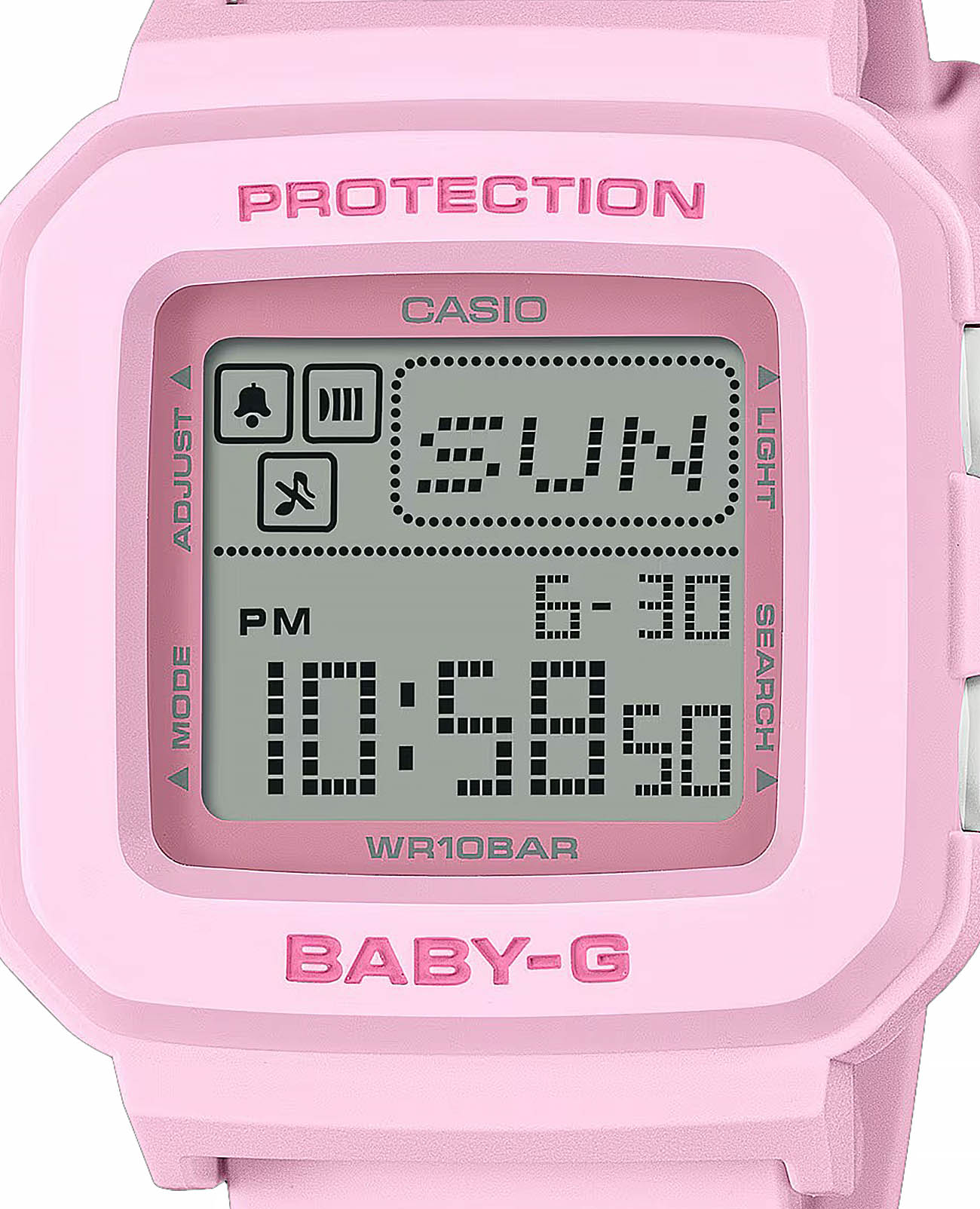 Casio Casio Baby-G BGD-10-4DR (BGD-10-4)  , наручные женские часы фото под углом