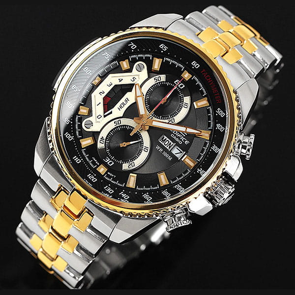 Casio Casio Edifice EF-558SG-1A EF, наручные мужские часы фото под углом