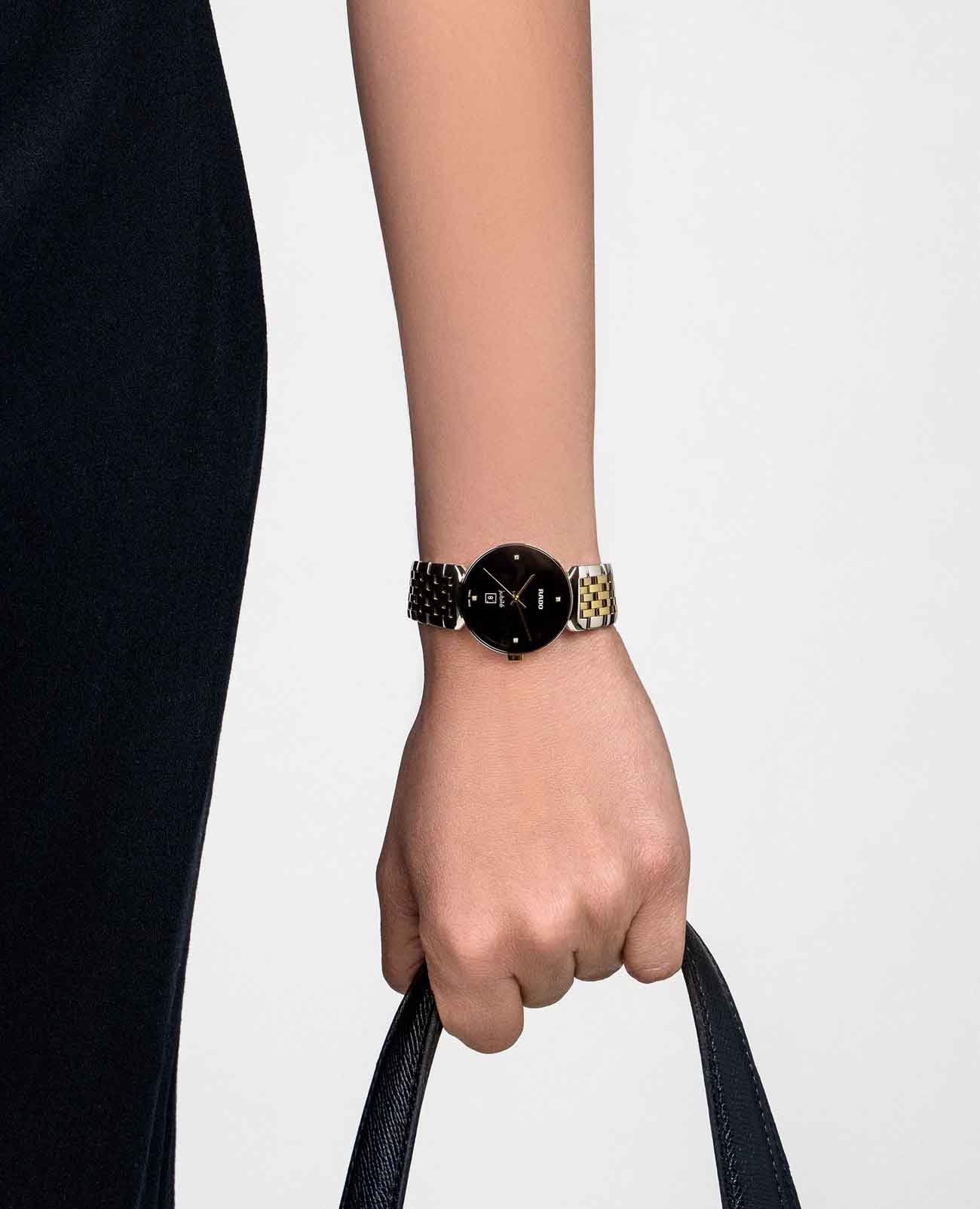 Rado Rado Florence Classic Diamonds R48913703 женские часы черный циферблат на запястье