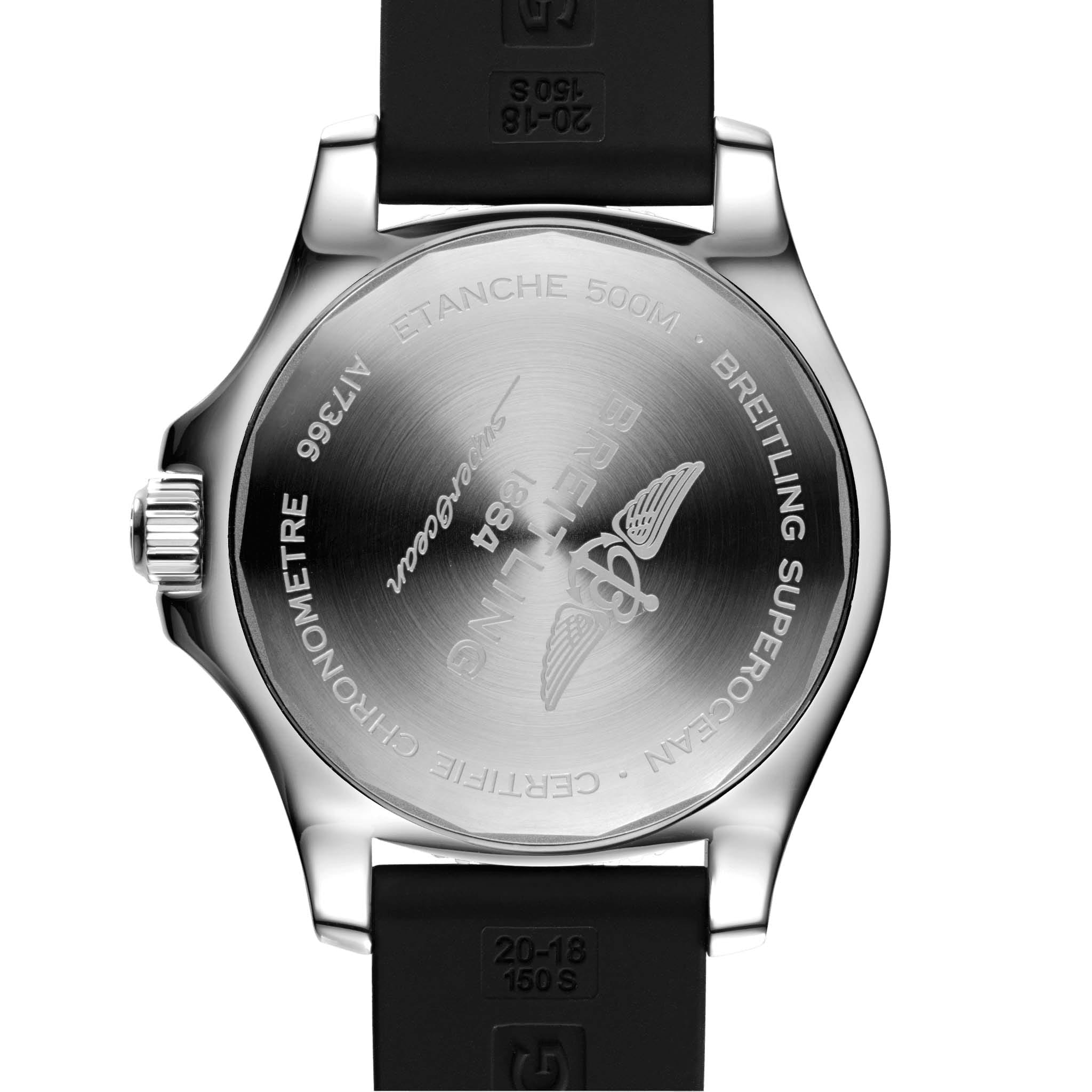 Оригинальные часы Breitling Breitling Superocean Automatic 42 A17366D71B2S1 механические калибр механизма breitling 17 общий вид