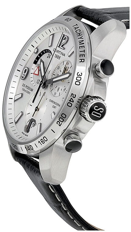 Certina Certina DS Podium C001.639.16.037.00, ds podium швейцария мужские часы на браслете кожаный боковой вид