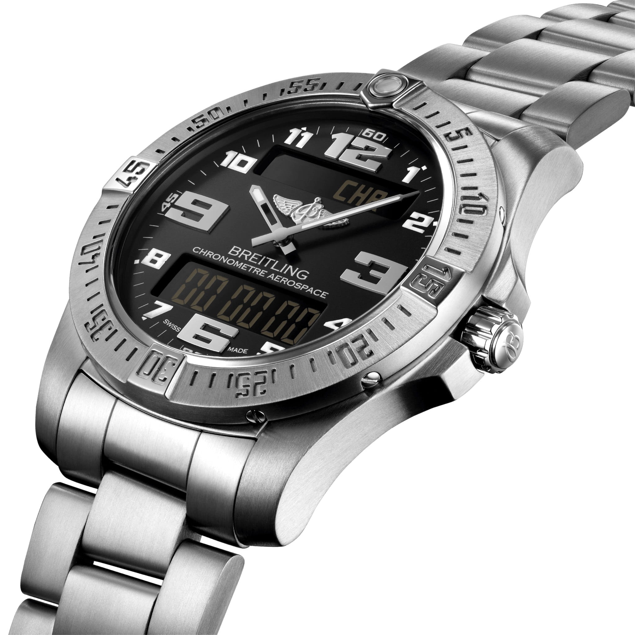 Breitling Breitling Aerospace EVO E79363101B1E1 , наручные мужские часы фото под углом