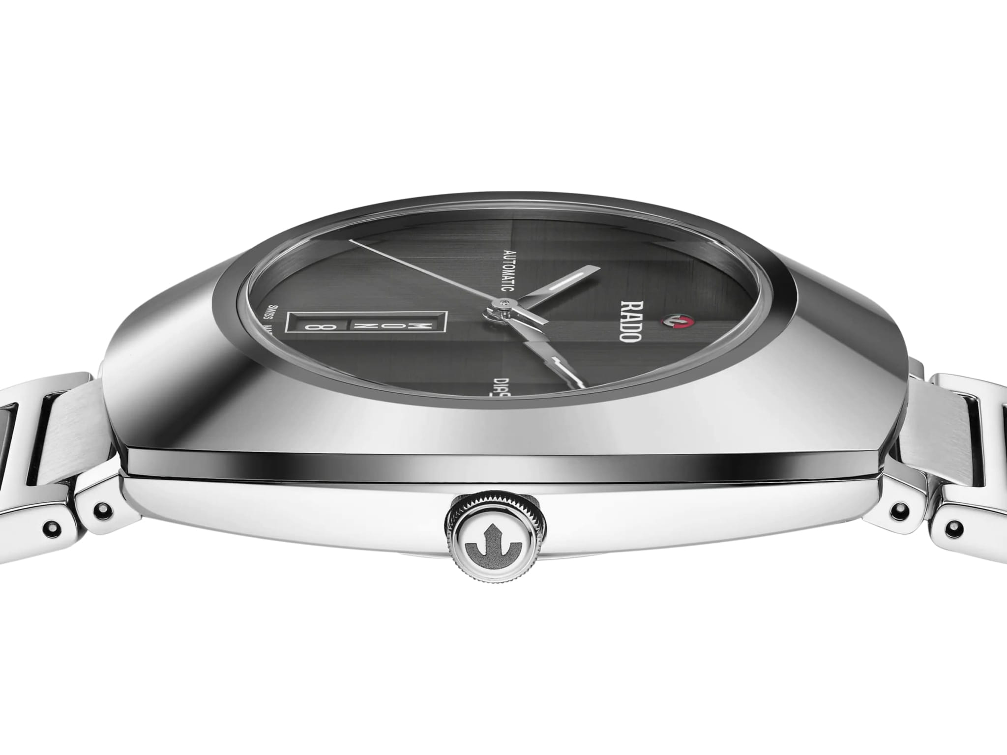 Rado Rado The Original DiaStar R12160103 кварцевые мужские часы часы крупный план серый циферблата