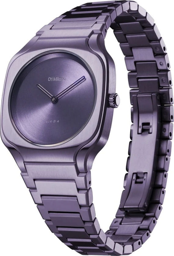 D1 Milano D1 Milano Square Disco Purple SQBL02 женские часы фиолетовый циферблат на запястье