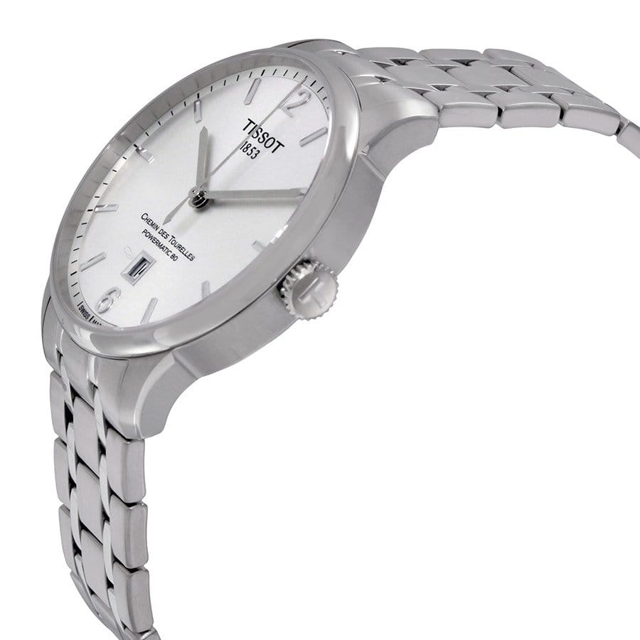 Tissot Tissot Chemin des Tourelles Powermatic 80 Lady T099.207.11.037.00 Chemin des Tourelles, наручные женские часы фото под углом