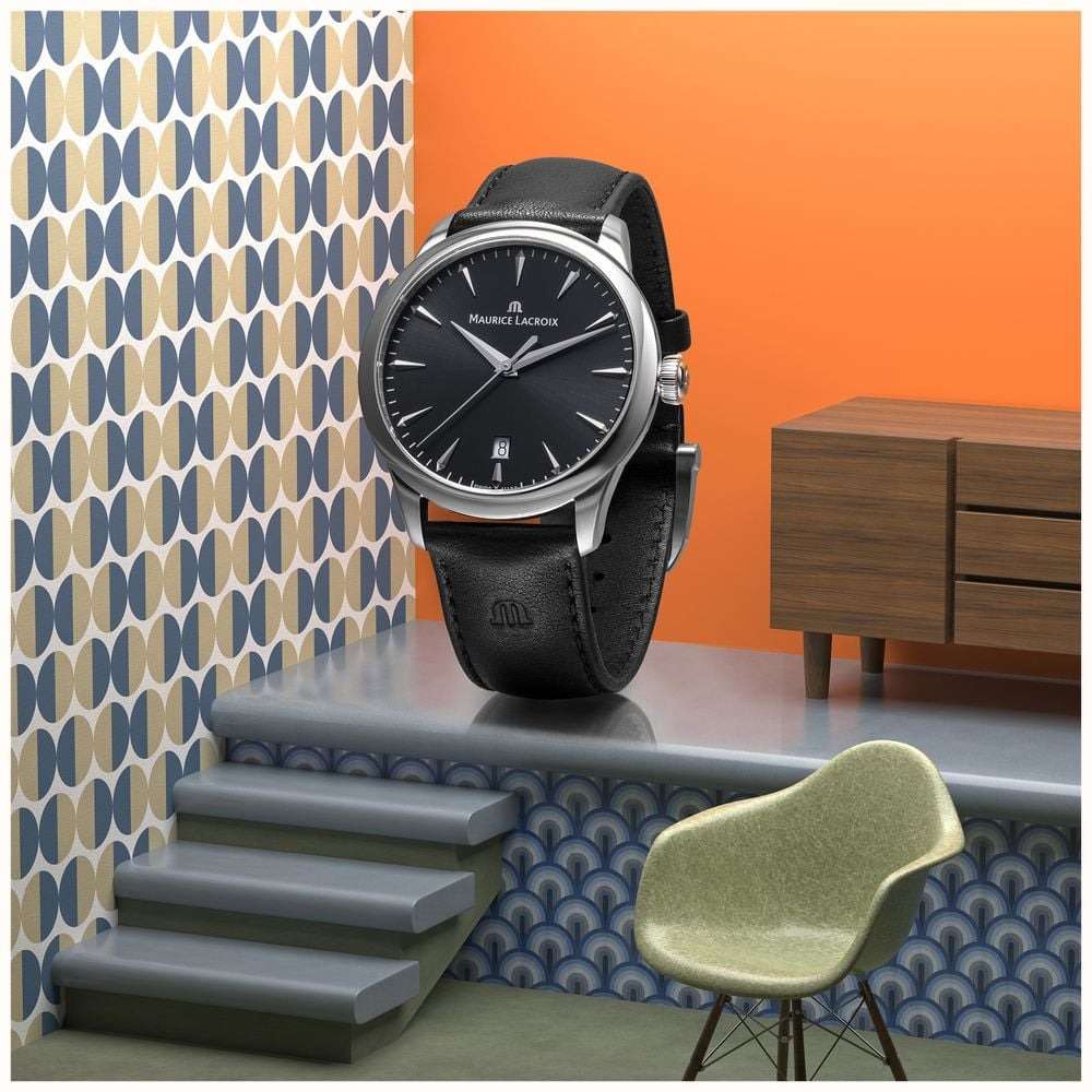 Maurice Lacroix Maurice Lacroix 1975 751007-SS001-330-2 , наручные мужские часы фото под углом