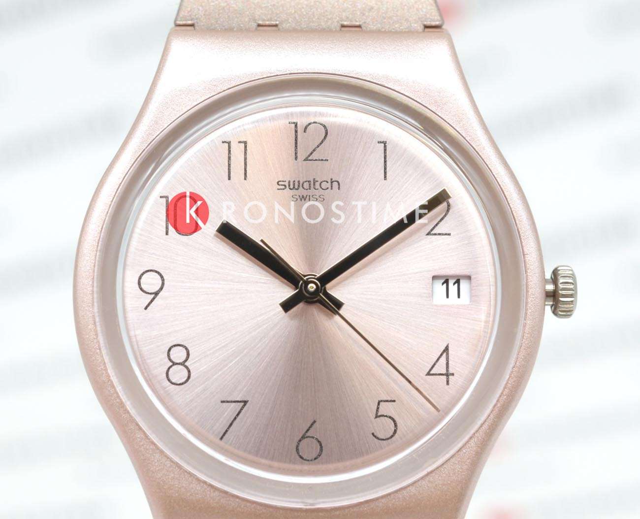 Swatch Swatch Gent Standard GP403, gent швейцария мужские часы на браслете силикон боковой вид