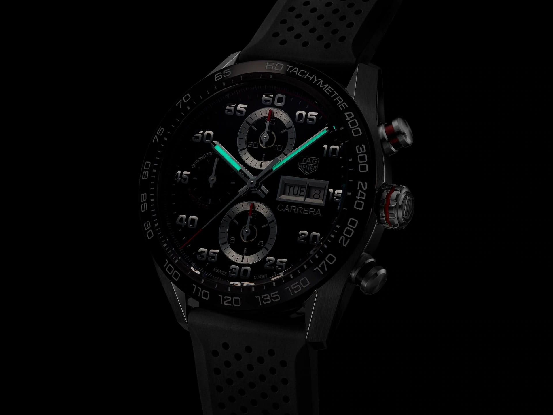 Оригинальные часы TAG Heuer TAG Heuer Carrera CBN2A1AA.FT6228 механические калибр механизма calibre 16 общий вид