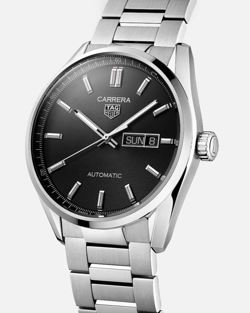 TAG Heuer TAG Heuer Carrera WBN2010.BA0640 мужские часы черный циферблат на запястье