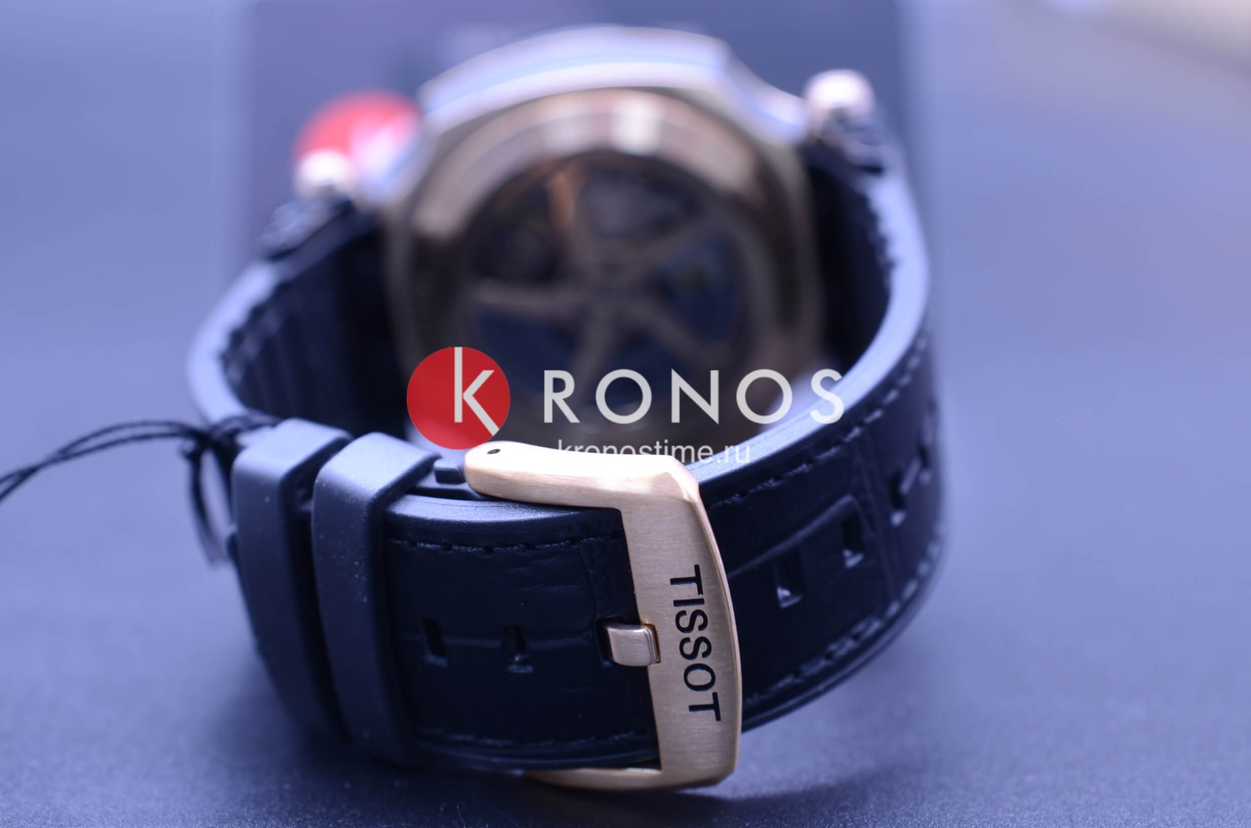 Tissot Tissot T-Race Automatic Chronograph T115.427.37.051.01 T Race — детали корпуса и кожаный