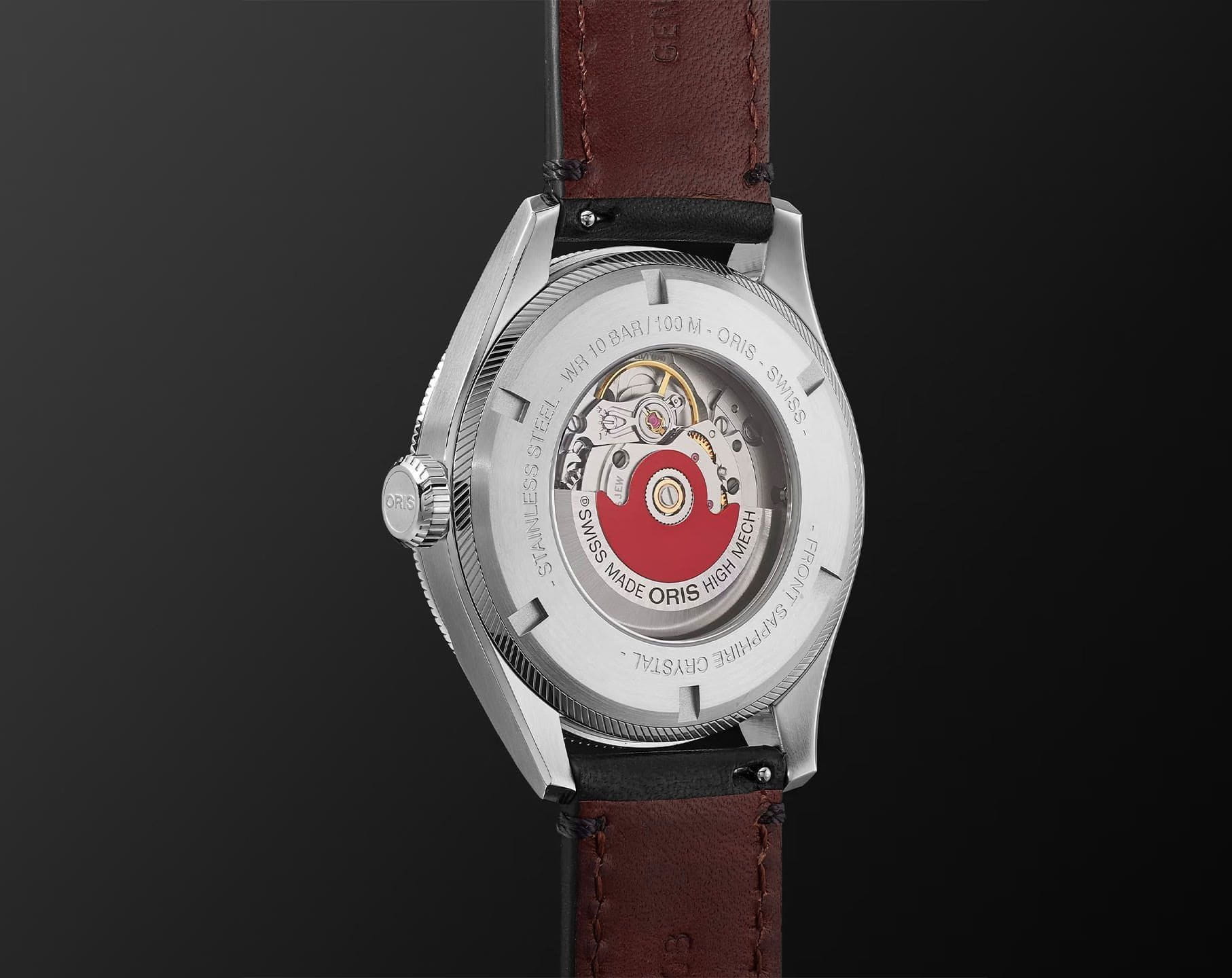 Оригинальные часы Oris Oris Propilot Big Crown Propilot Big Day Date 01 752 7760 4065-07 5 22 07LC механические калибр механизма 752 общий вид