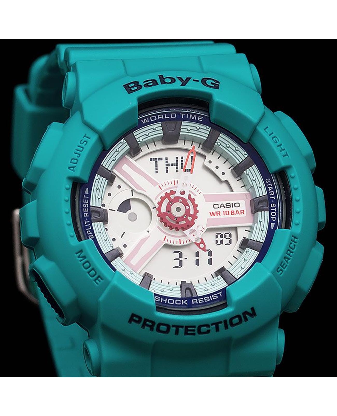 Casio Casio Baby-G BA-110SN-3AER женские часы  циферблат на запястье