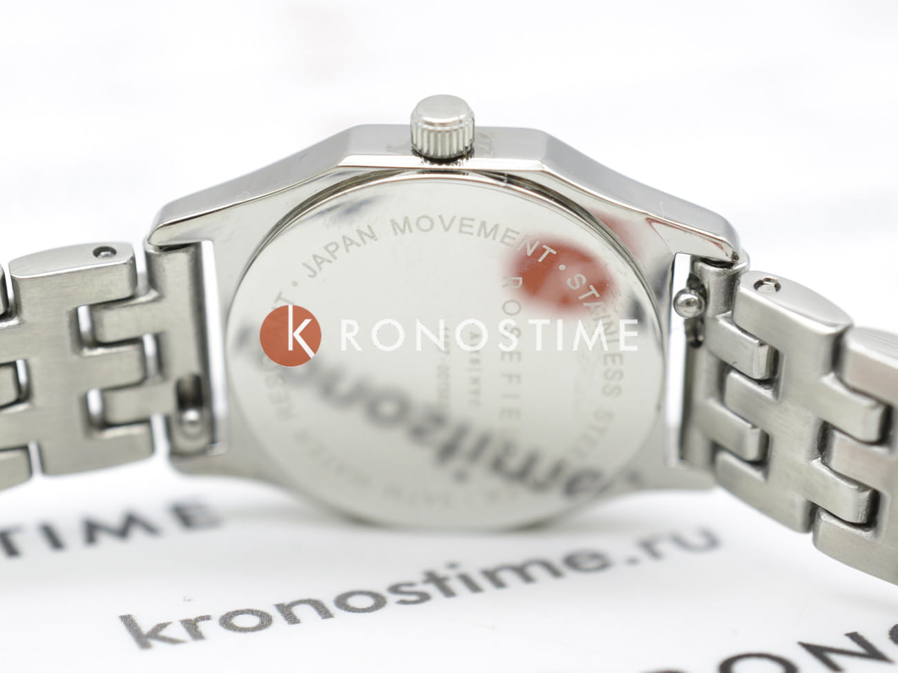 Rosefield Rosefield The Gemme GWSSS-G04  - задняя крышка металл сталь корпуса, сша часы