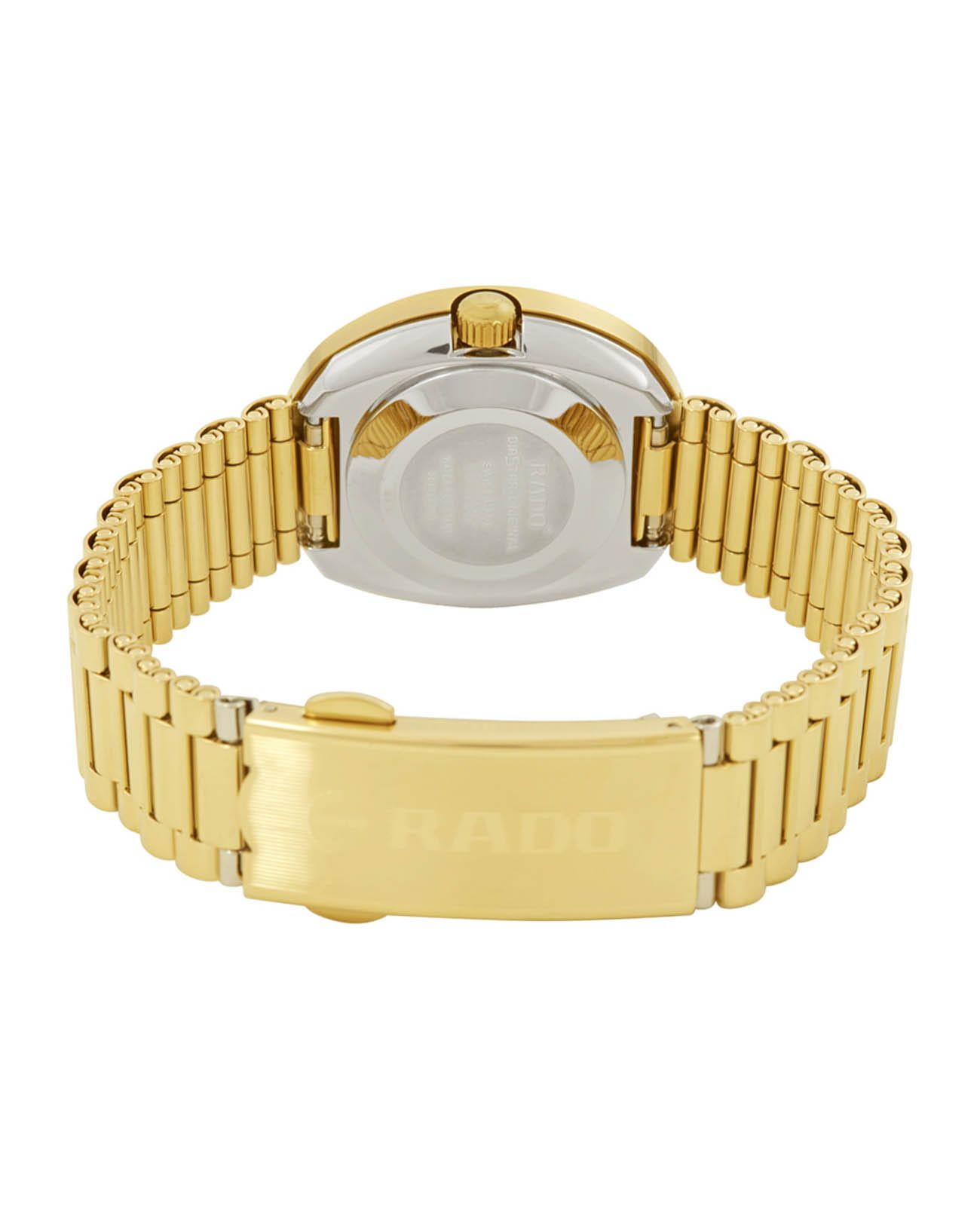 Rado Rado The Original Automatic R12416803,  швейцария женские часы на браслете нержавеющая сталь с pvd-покрытием боковой вид