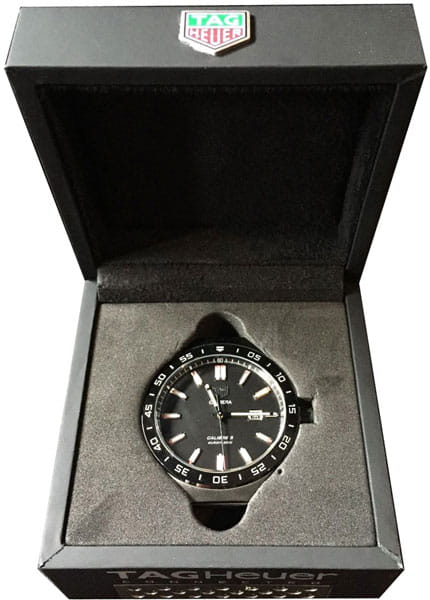 TAG Heuer TAG Heuer Connected Modular AWBF2A80.BF0608, connected швейцария мужские часы на браслете силикон боковой вид