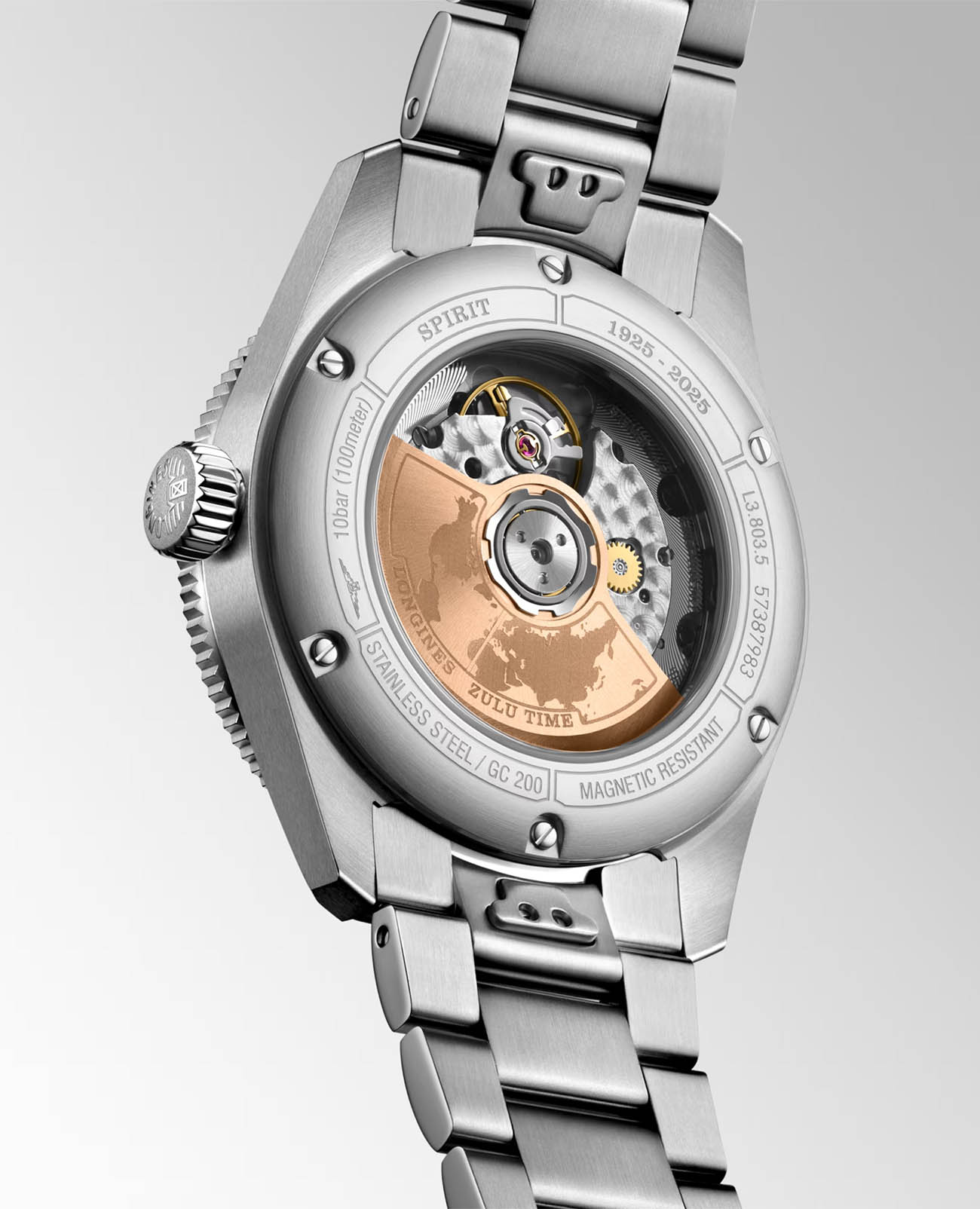 Longines Longines Spirit L3.803.5.53.6 , наручные мужские часы фото под углом