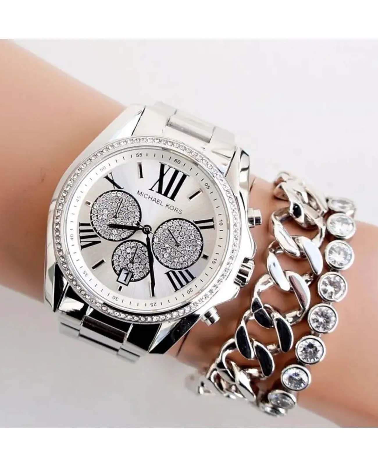 Michael Kors Michael Kors Lexington MK6537 женские часы серебристый циферблат на запястье