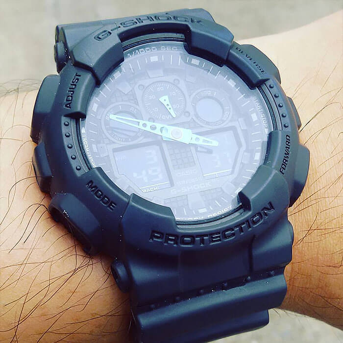 Casio Casio G-Shock GA-100C-8A GA-100C-8A оригинальные мужские часы в комплекте с коробкой