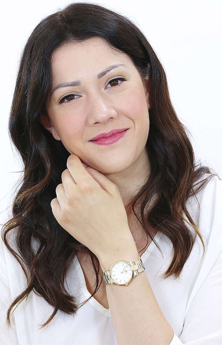 Daniel Wellington DW00100567 женские часы застежка крупным планом