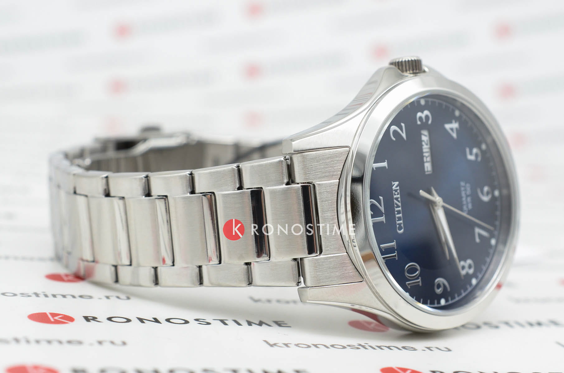 Citizen Citizen Basic BF2021-82L мужские часы синий циферблат на запястье