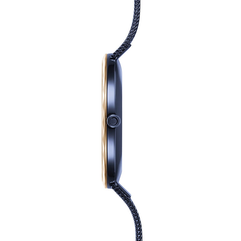 Obaku Obaku V252LXSLML,  дания женские часы на браслете сталь с ip покрытием боковой вид